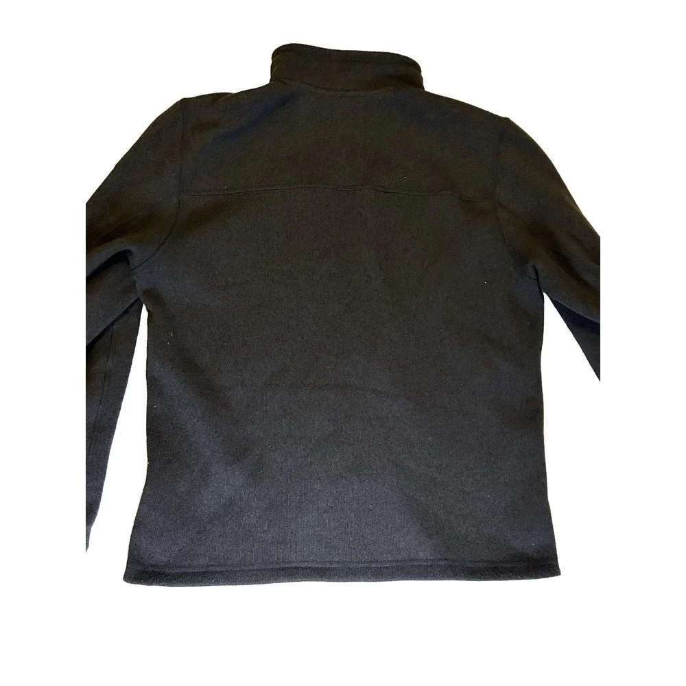 The North Face Mens Size Large - Knit Fleece Lined - Full Zip Jacket-Black TORO